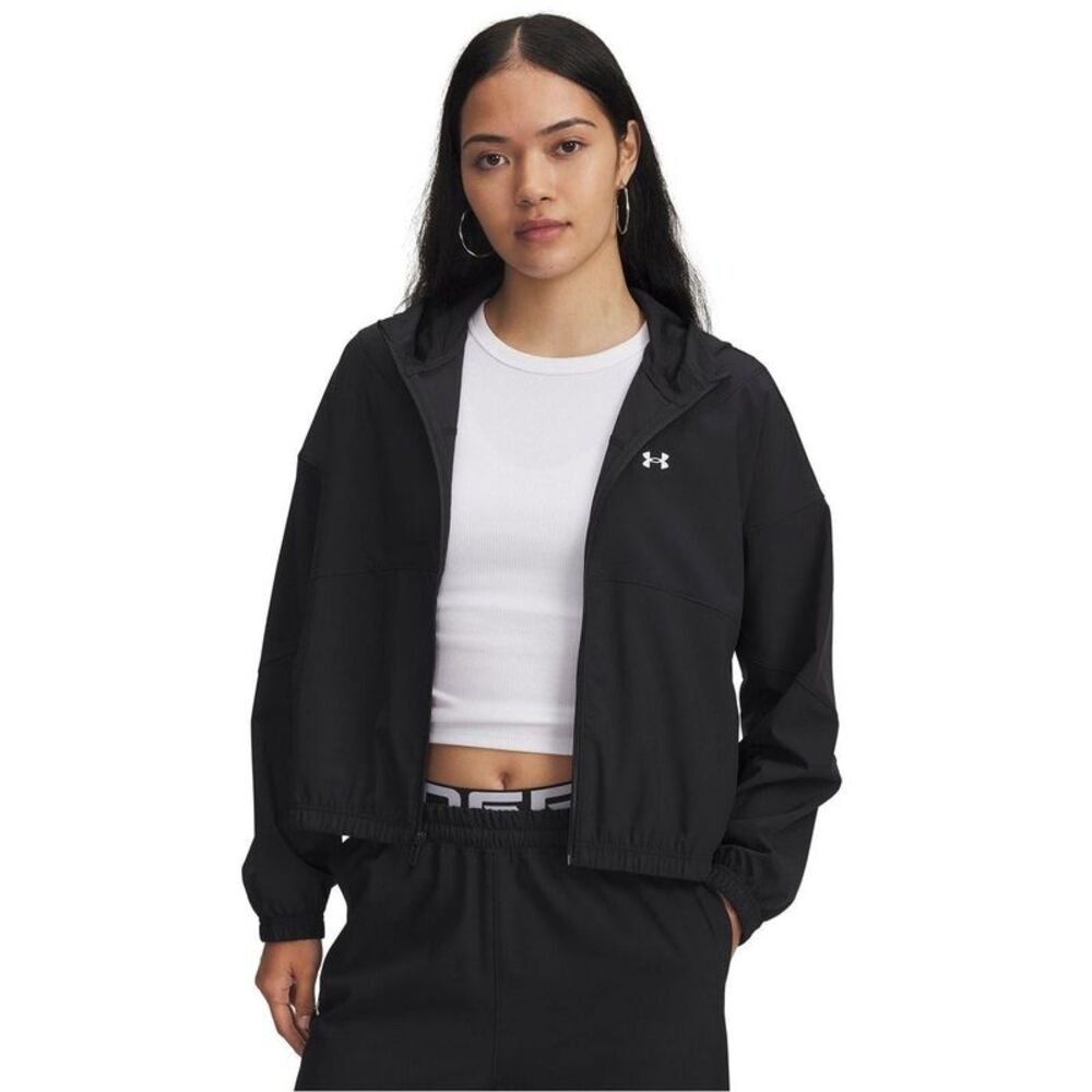 Under Armour Womens/Ladies Rival Woven Track Jacket / Black